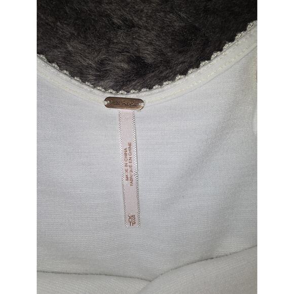 Free People Women's boho Dress In Cream With Embroidered Sleeves Size Xs - Picture 3 of 4